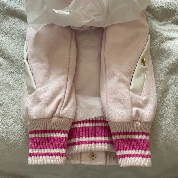 Victoria's Secret, Pink x Love Shack Fancy M, Limited Edition Varsity Jacket - Picture 8 of 9